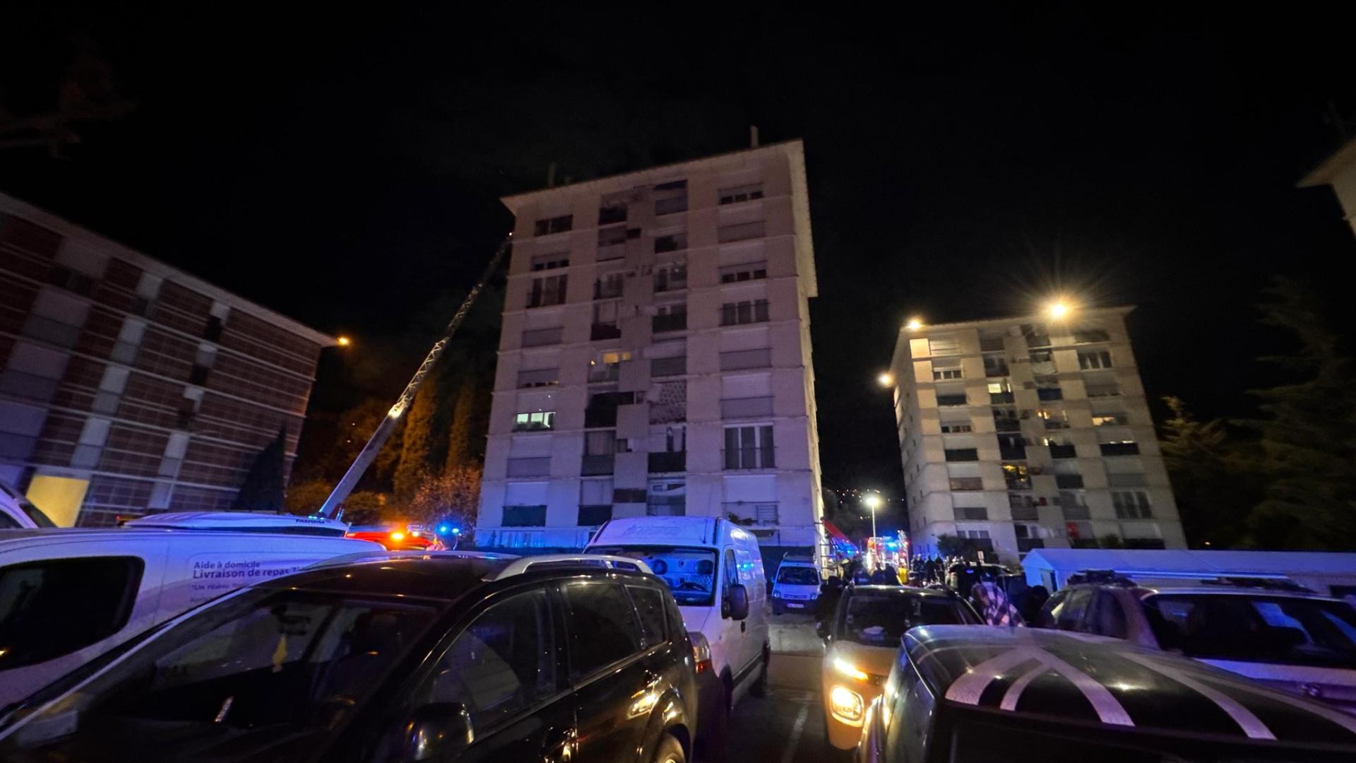 Incendie Nice février 2025